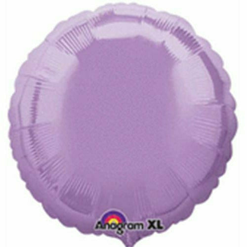 Mayflower Distributing BALLOONS 064 17&quot; Lavender Pearl Circle Foil