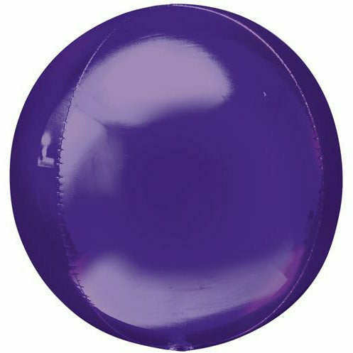 Mayflower Distributing BALLOONS 086 16&quot; Purple Orbz