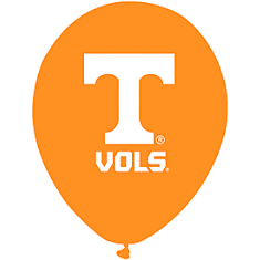 Mayflower Distributing BALLOONS 11&quot; University of Tennessee Latex Balloons - 10 Count