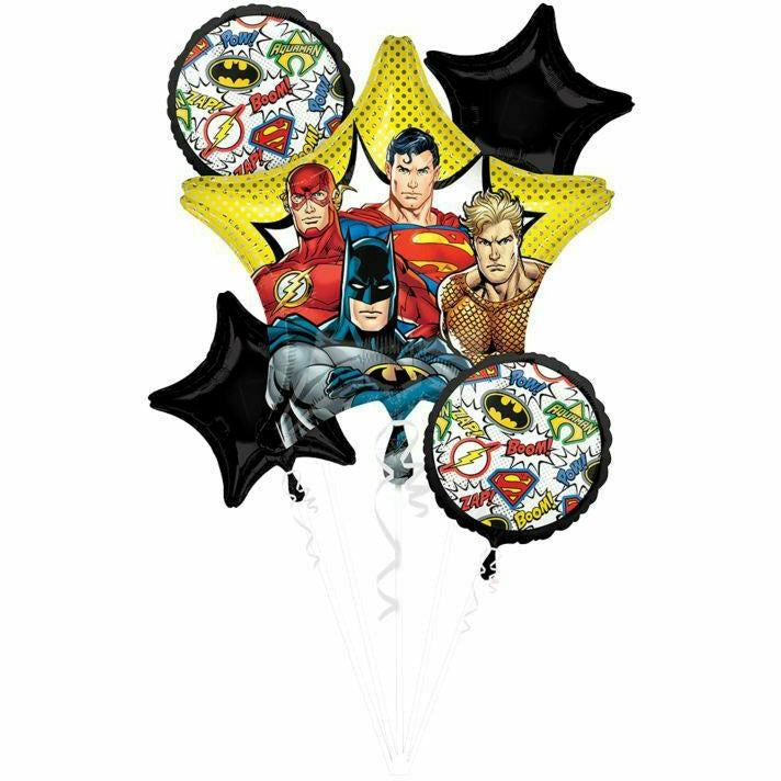 Mayflower Distributing BALLOONS 156 Bouquet Justice League Foil