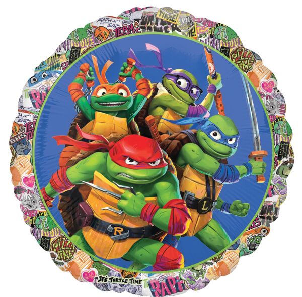 Mayflower Distributing BALLOONS 157 17&quot; Teenage Mutant Ninja Turtle Foil Balloon