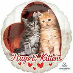 Mayflower Distributing BALLOONS 17&quot; Hugs And Kittens by Avanti