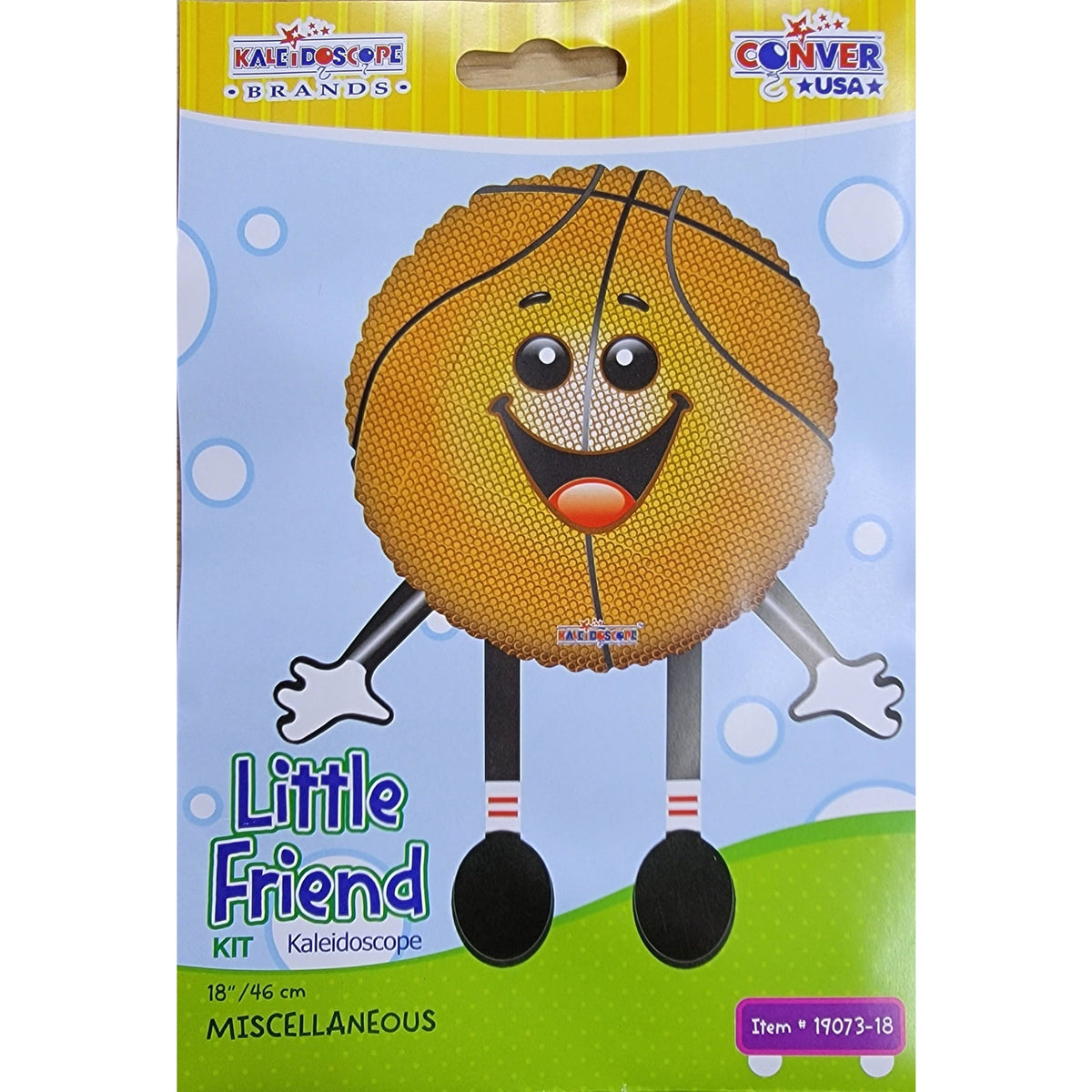 Mayflower Distributing BALLOONS 18&quot; Little Friend Basketball Foil Balloon