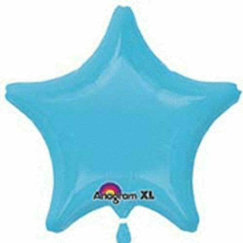 Mayflower Distributing BALLOONS 19&quot; Caribbean Blue Star Foil