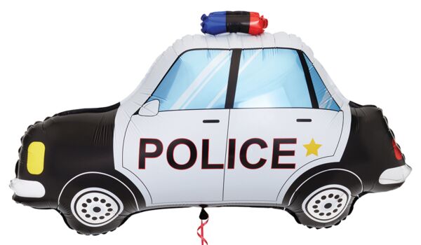 Mayflower Distributing BALLOONS 34&quot; Police Car Foil Balloon