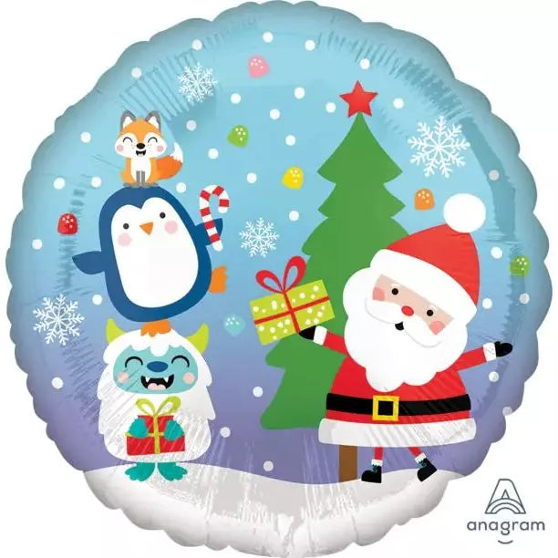 Mayflower Distributing BALLOONS E003 17" Holiday Fun Foil Balloon