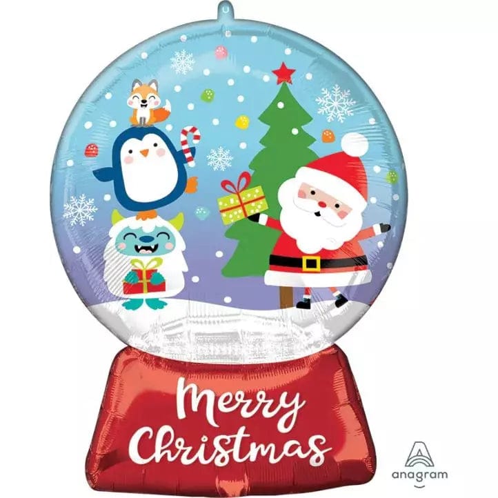 Mayflower Distributing BALLOONS E003 27&quot; Christmas Snow Globe