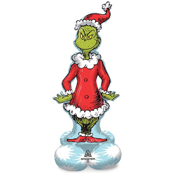 Mayflower Distributing BALLOONS E008 59&quot; AIRLOONZ GRINCH FOIL BALLOON