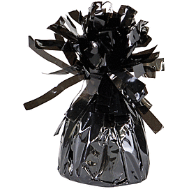 Mayflower Distributing BALLOONS Fringed Foil Weight - Black