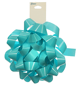 Mayflower Distributing GIFT WRAP 6&quot; Splendorette Bow - Aqua