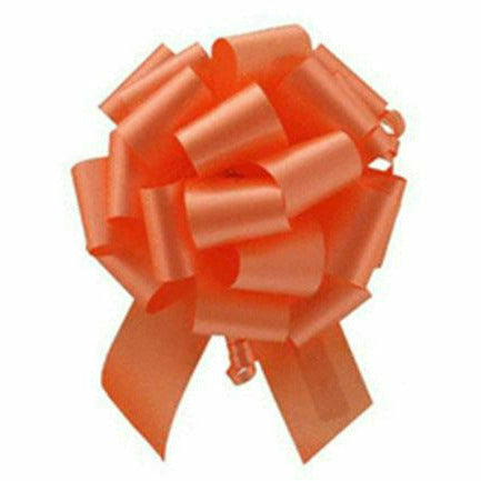 Mayflower Distributing GIFT WRAP Orange Pull Bow 8in