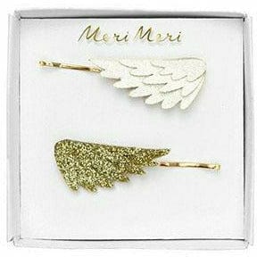 Meri Meri BIRTHDAY Glitter Wing Hair Slides