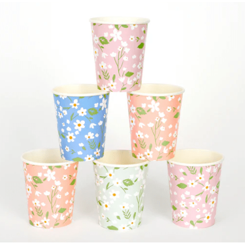 Meri Meri BOUTIQUE Ditsy Floral Cups