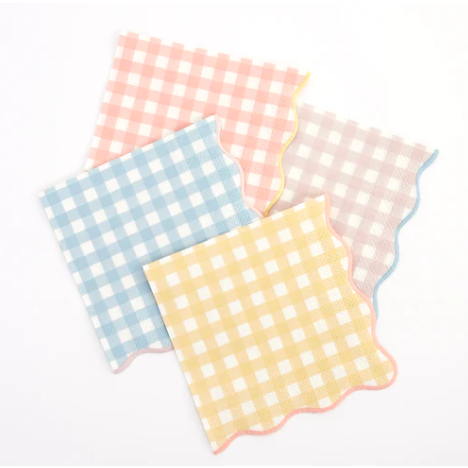 Meri Meri BOUTIQUE Gingham Large Napkins