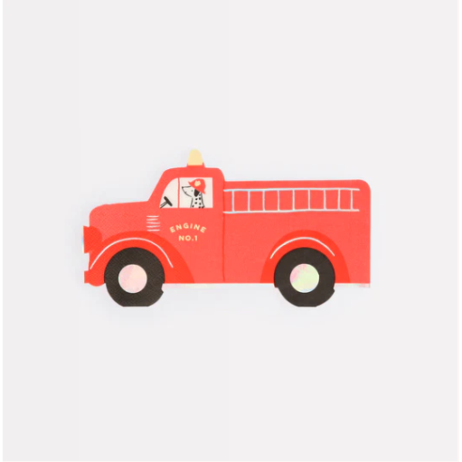 Meri Meri BOUTIQUE Meri Meri Fire Truck Napkins