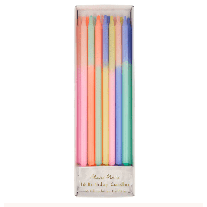 Meri Meri BOUTIQUE Meri Meri Multi Color Block Candles