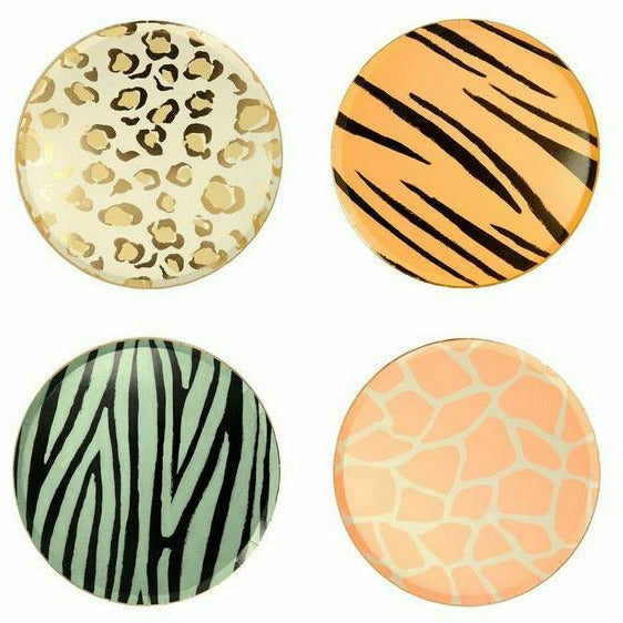 Meri Meri BOUTIQUE NAPKINS Meri Meri Safari Animal Print Side Plates