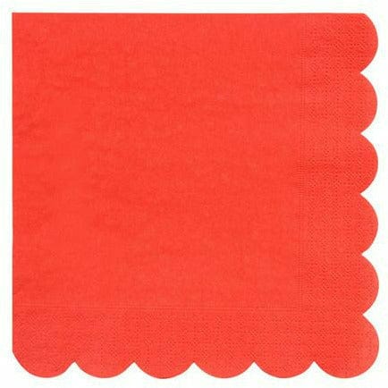 Meri Meri BOUTIQUE NAPKINS Red Large Napkins