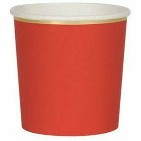 Meri Meri BOUTIQUE NAPKINS Red Tumbler Cups