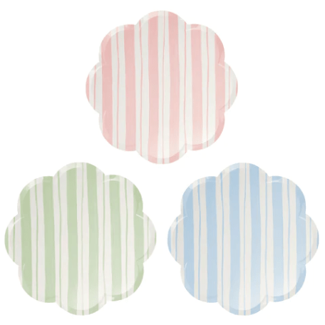 Meri Meri BOUTIQUE Ticking Stripe Side Plates