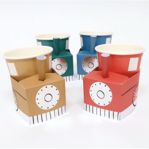 Meri Meri BOUTIQUE Train Paper Cups