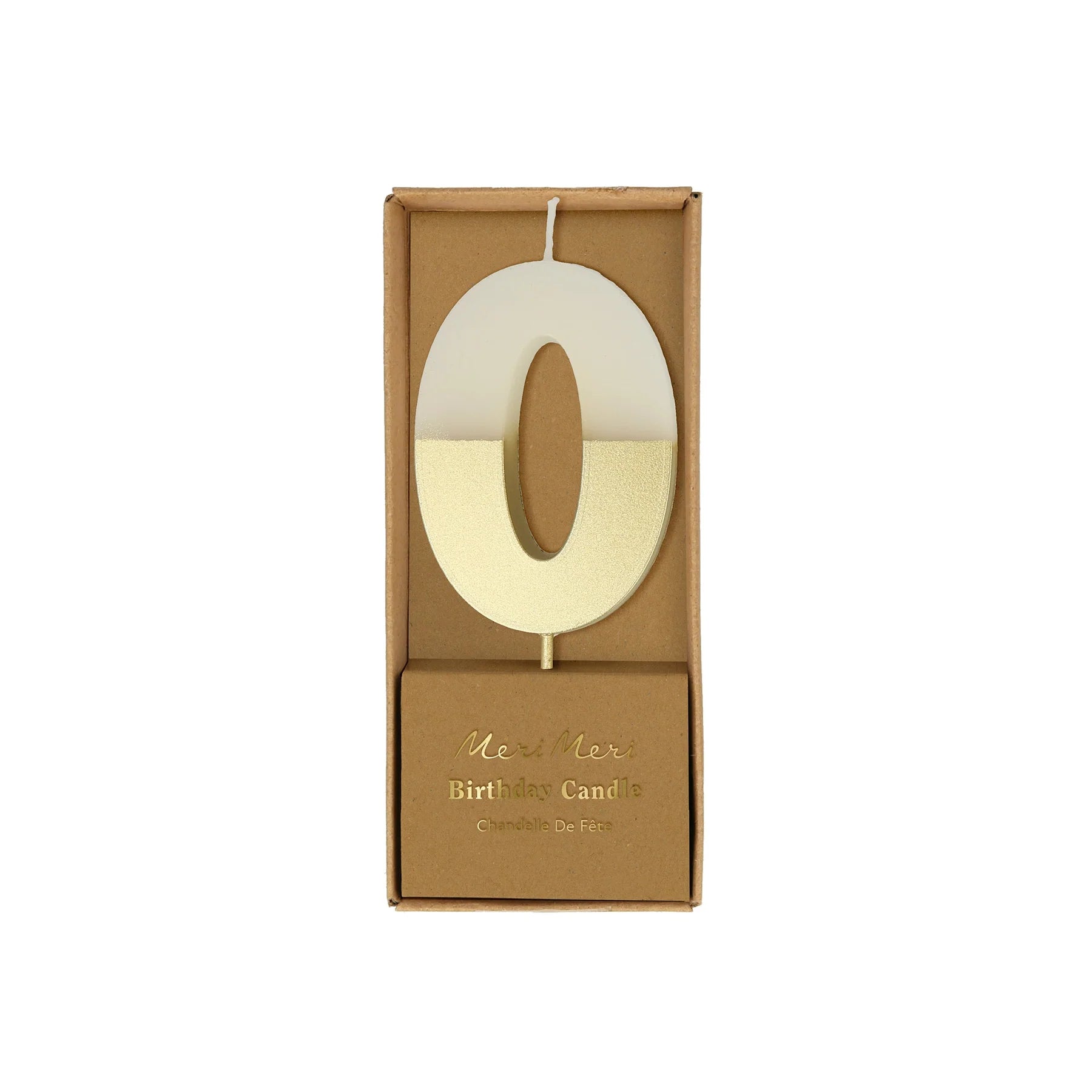 Meri Meri CANDLES Gold Dipped Number Candles 0-9 (0)