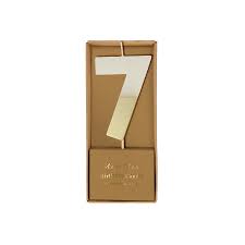 Meri Meri CANDLES Gold Dipped Number Candles 0-9 (7)