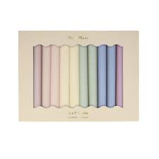 meri meri CANDLES Pastel Table Candles (x 12)