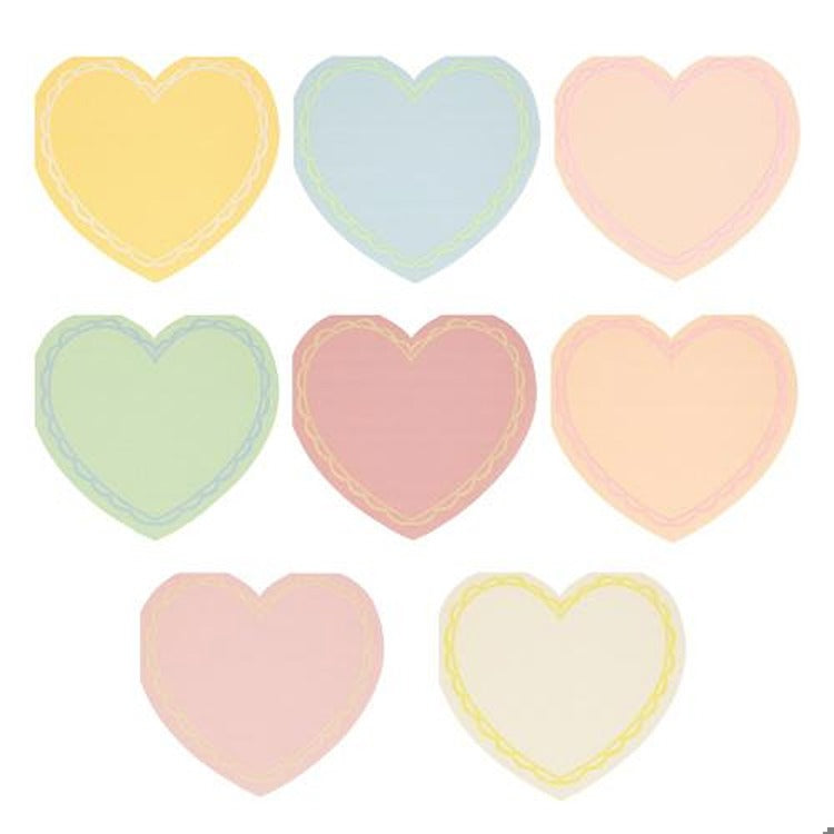 Pastel Heart Large Napkins