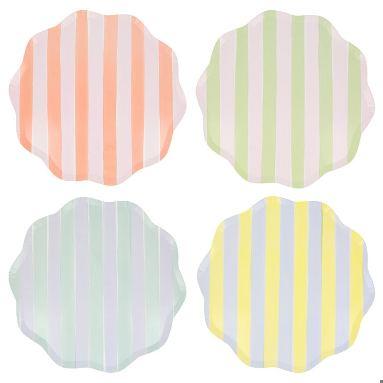 Pastel Stripe Side Plates