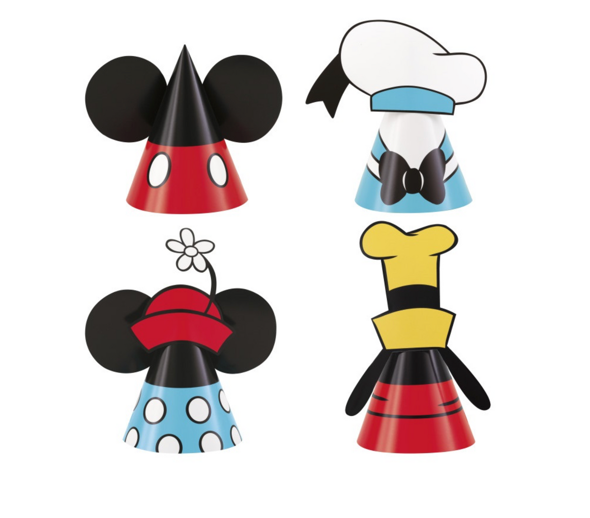 mickey mouse, donald duck, minnie mouse, goofy hats