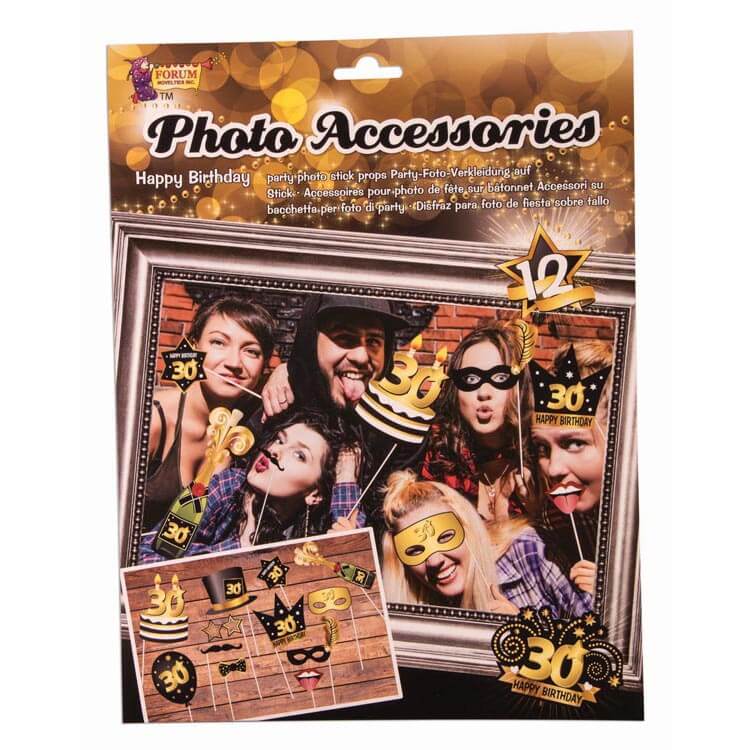 Milestone Photo Booth Accessories-&quot;30&quot;