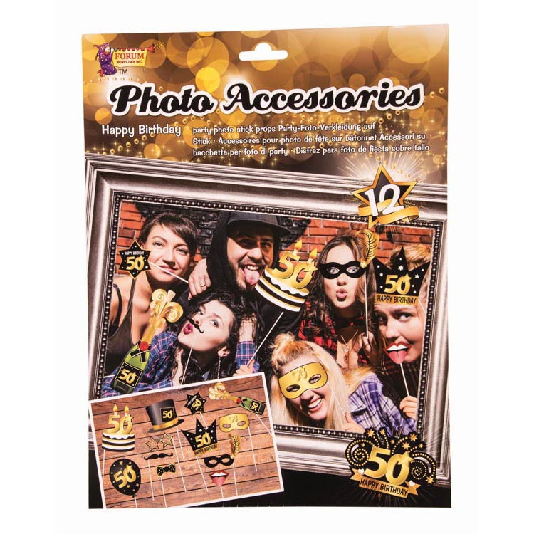 Milestone Photo Booth Accessories-&quot;50&quot;