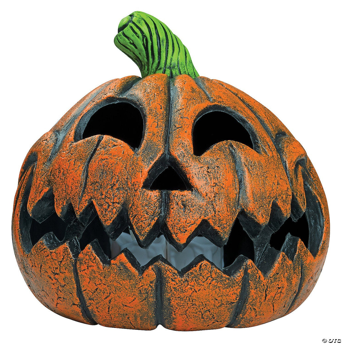 Morris Costumes HOLIDAY: HALLOWEEN 9&quot; Happy Pumpkin Jack-o-Lantern Decoration