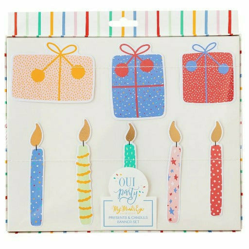 My Mind's Eye BIRTHDAY OUI PARTY BIRTHDAY MINI BANNER SET