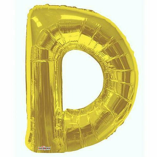 Nikki's Balloons BALLOONS D 600's 34" Gold Letter Foils