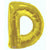 Nikki's Balloons BALLOONS D 600's 34" Gold Letter Foils