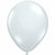 Nikki's Balloons BALLOONS Diamond Clear / Helium Filled Solid Color Latex Balloon 1ct, 11"