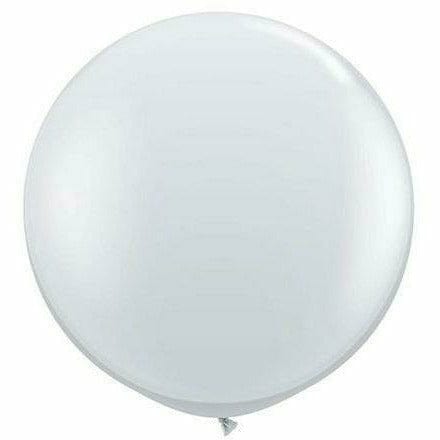 Nikki's Balloons BALLOONS Diamond Clear / Helium Filled Solid Color Latex Balloon 1ct, 36"