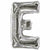 Nikki's Balloons BALLOONS E 600's 34" Silver Letter Mylar Balloon