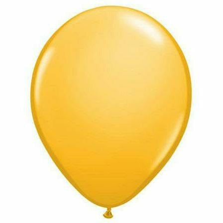 Nikki's Balloons BALLOONS Goldenrod / Helium Filled Solid Color Latex Balloon 1ct, 11"