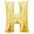 Nikki's Balloons BALLOONS H 16" Gold Letter Air-Filled Mylar Balloon