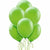 Nikki's Balloons BALLOONS Kiwi Green Solid Color Latex Balloons 72ct, 12"