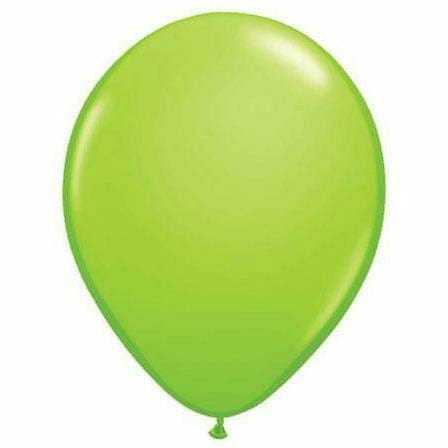 Nikki's Balloons BALLOONS Lime Green / Helium Filled Solid Color Latex Balloon 1ct, 11"