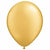 Nikki's Balloons BALLOONS Metallic Gold / Helium Filled Solid Color Latex Balloon 1ct, 16"