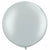 Nikki's Balloons BALLOONS Metallic Silver / Helium Filled Solid Color Latex Balloon 1ct, 36"