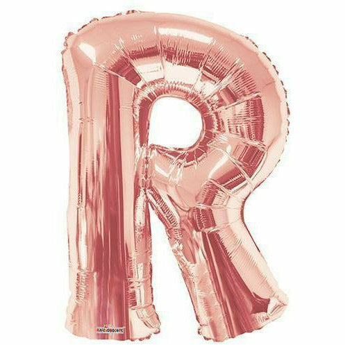 Nikki's Balloons BALLOONS R 600's  34" Rose Gold Letter Foil