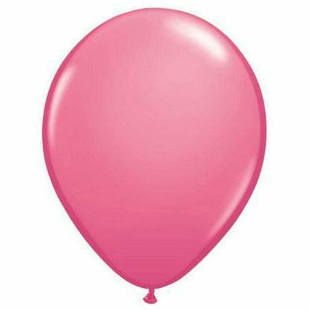 Nikki's Balloons BALLOONS Rose / Air-Filled Solid Color 5" Air-Filled Latex Balloon, 1ct