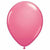 Nikki's Balloons BALLOONS Rose / Helium Filled Solid Color Latex Balloon 1ct, 11"