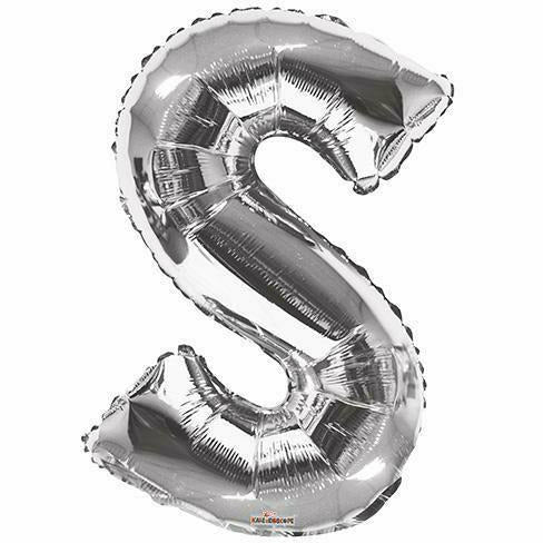 Nikki's Balloons BALLOONS S 600's 34" Silver Letter Mylar Balloon